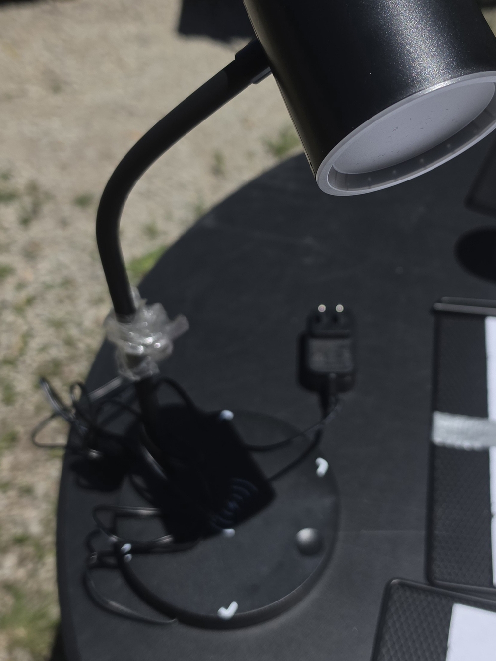 Adjustable Black LED Desk Lamp - Modern Gooseneck
